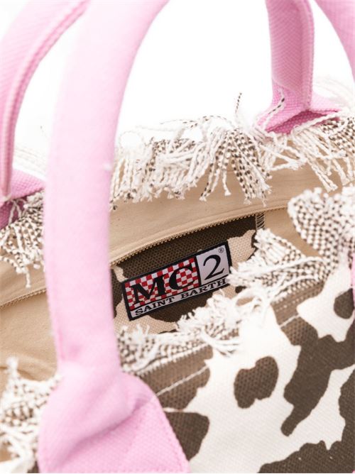 Borsa donna MC2 Saint Barth Vanity shoulder bianco marrone MC2 SAINT BARTH | VANITY shoulder00327L